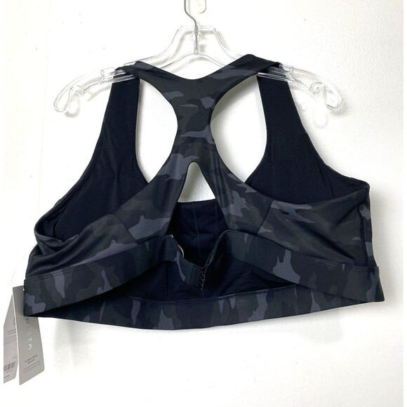 Athleta Sport Bra Size 3X Ultimate Printed Bra D-DD Camo Workout Gym Athletic - Picture 2 of 13